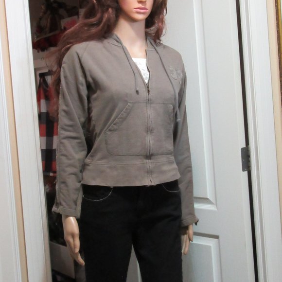 Hoodie Dark Green Garages size small - Picture 3 of 7